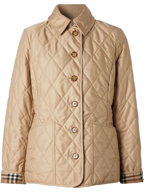 burberry quilted zip jacket|burberry quilted jacket outlet.